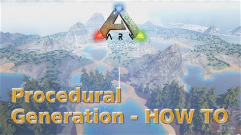 So there is this option to create a procedural ark. . What is procedural ark